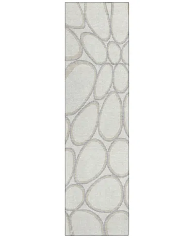 Addison Chantille Machine Washable Acn1041 2'3"x7'6" Runner Area Rug In Ivory
