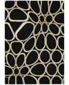 Addison Chantille Machine Washable Acn1041 5'x7'6" Area Rug In Black
