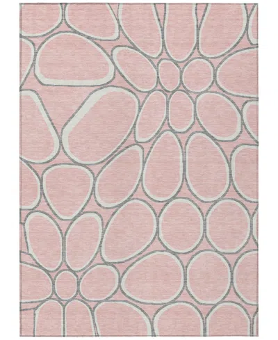 Addison Chantille Machine Washable Acn1041 5'x7'6" Area Rug In Pink