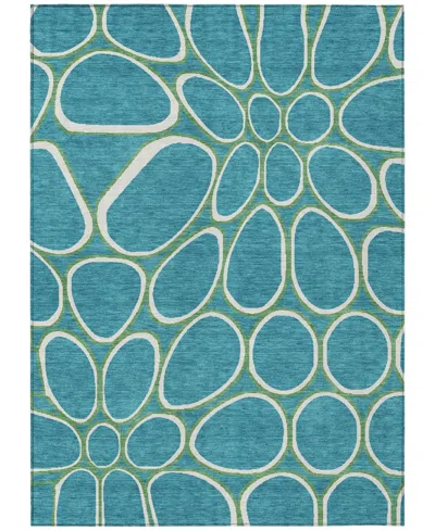 Addison Chantille Machine Washable Acn1041 8'x10' Area Rug In Teal