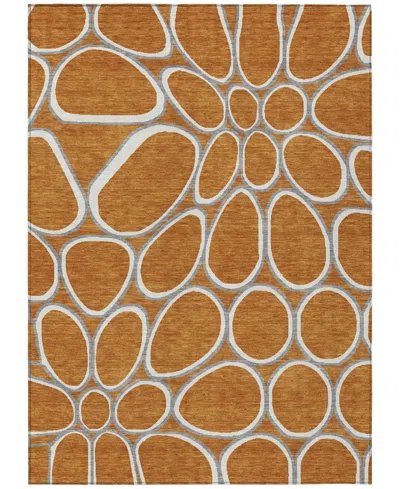 Addison Chantille Machine Washable Acn1041 9'x12' Area Rug In Paprika