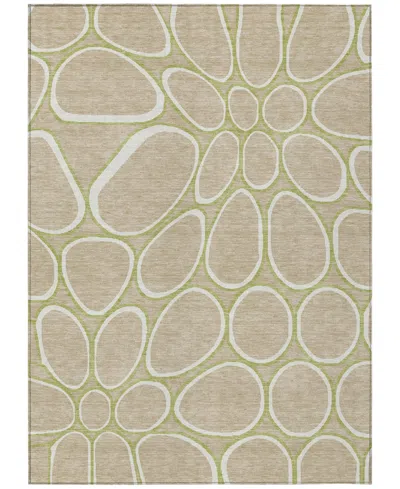 Addison Chantille Machine Washable Acn1041 9'x12' Area Rug In Tan