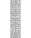 Addison Chantille Machine Washable Acn1042 2'3"x7'6" Runner Area Rug In Lavender