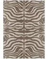 Addison Chantille Machine Washable Acn1042 3'x5' Area Rug In Brown