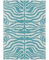 Addison Chantille Machine Washable Acn1042 3'x5' Area Rug In Teal