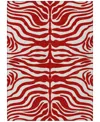 Addison Chantille Machine Washable Acn1042 5'x7'6" Area Rug In Red