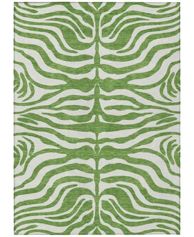 Addison Chantille Machine Washable Acn1042 8'x10' Area Rug In Green