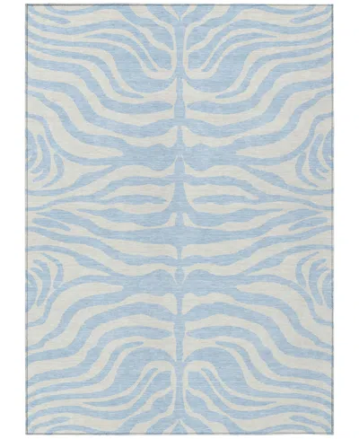 Addison Chantille Machine Washable Acn1042 8'x10' Area Rug In Mist
