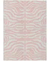 Addison Chantille Machine Washable Acn1042 8'x10' Area Rug In Pink