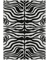 Addison Chantille Machine Washable Acn1042 9'x12' Area Rug In Black