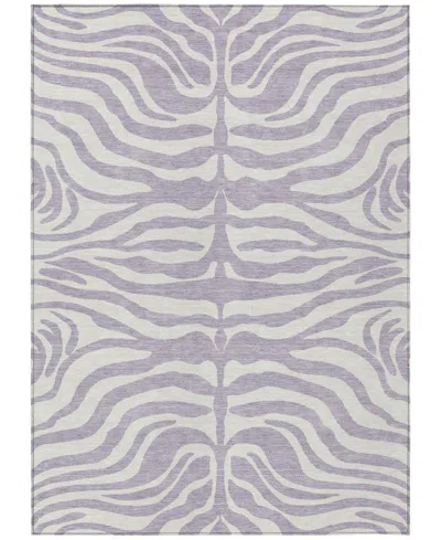 Addison Chantille Machine Washable Acn1042 9'x12' Area Rug In Lavender