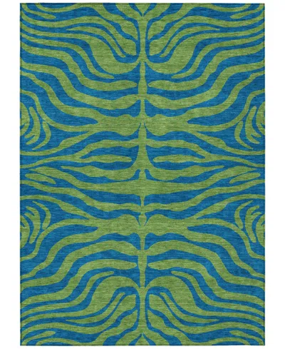 Addison Chantille Machine Washable Acn1043 3'x5' Area Rug In Green