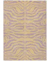 Addison Chantille Machine Washable Acn1043 5'x7'6" Area Rug In Peach