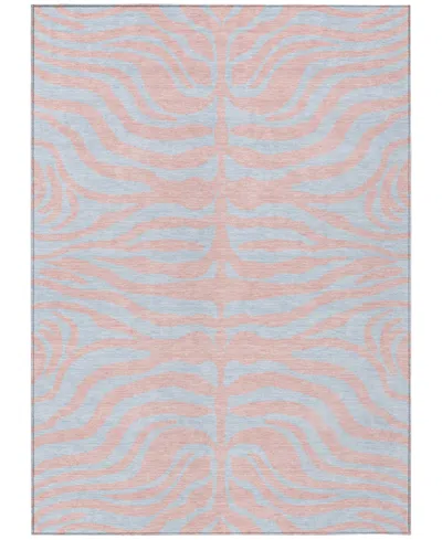 Addison Chantille Machine Washable Acn1043 8'x10' Area Rug In Pink