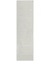 Addison Chantille Machine Washable Acn1044 2'3"x7'6" Runner Area Rug In Ivory