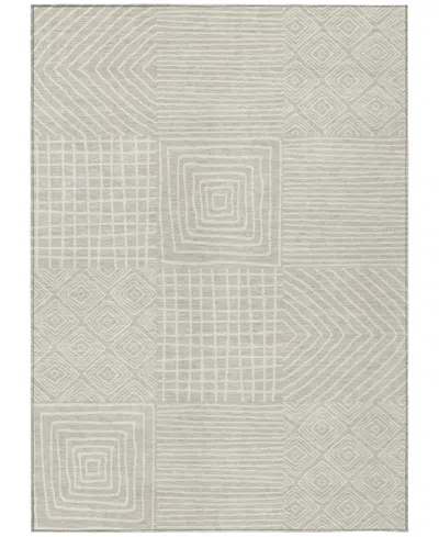 Addison Chantille Machine Washable Acn1044 5'x7'6" Area Rug In Beige