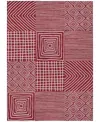 Addison Chantille Machine Washable Acn1044 8'x10' Area Rug In Cranberry