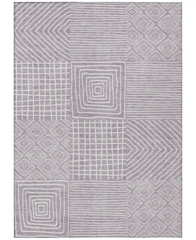 Addison Chantille Machine Washable Acn1044 8'x10' Area Rug In Lavender
