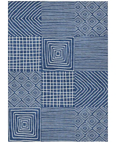 Addison Chantille Machine Washable Acn1044 8'x10' Area Rug In Navy
