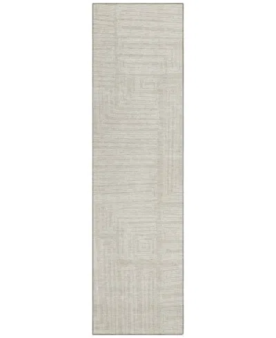 Addison Chantille Machine Washable Acn1045 2'3"x7'6" Runner Area Rug In Beige
