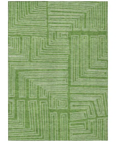 Addison Chantille Machine Washable Acn1045 2'6"x3'10" Area Rug In Green