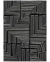Addison Chantille Machine Washable Acn1045 5'x7'6" Area Rug In Black