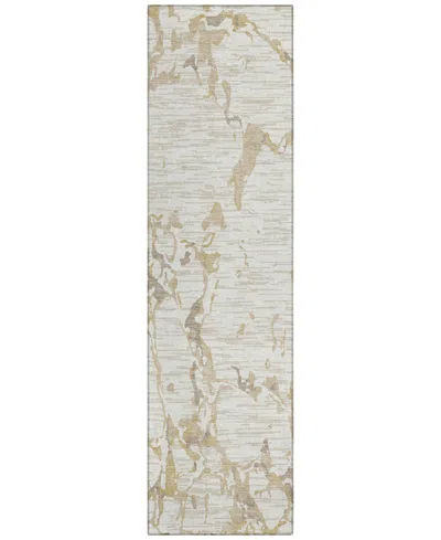 Addison Chantille Machine Washable Acn1046 2'3"x7'6" Runner Area Rug In Ivory