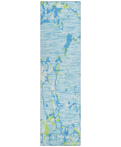 Addison Chantille Machine Washable Acn1046 2'3"x7'6" Runner Area Rug In Mist
