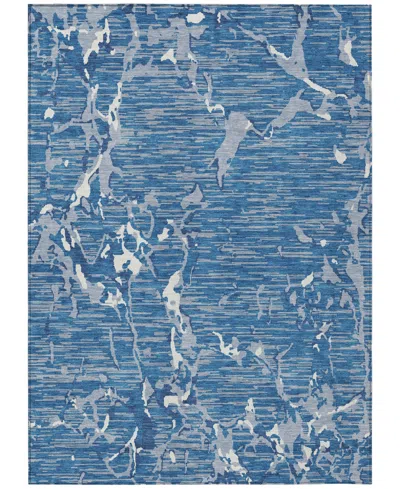 Addison Chantille Machine Washable Acn1046 5'x7'6" Area Rug In Blue