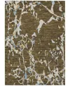 Addison Chantille Machine Washable Acn1046 8'x10' Area Rug In Coffee