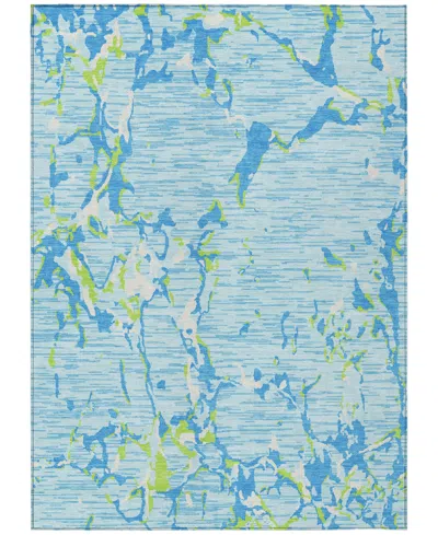 Addison Chantille Machine Washable Acn1046 8'x10' Area Rug In Mist