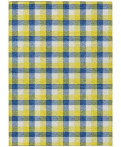 Addison Chantille Machine Washable Acn1053 Area Rug Collection In Lime