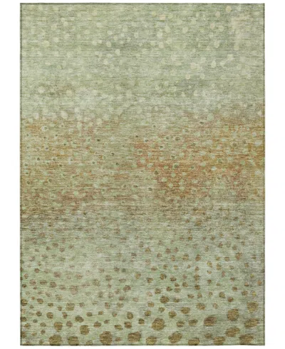 Addison Chantille Machine Washable Acn1074 5'x7'6" Area Rug In Grass