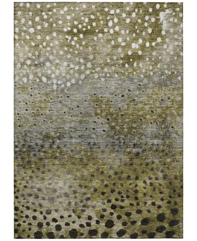 Addison Chantille Machine Washable Acn1074 8'x10' Area Rug In Brown