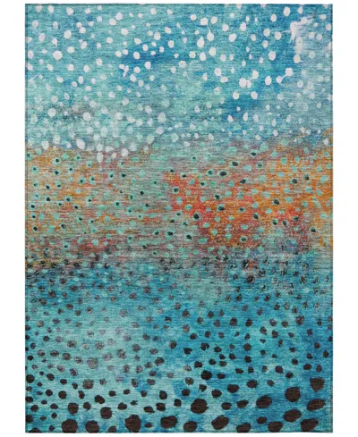 Addison Chantille Machine Washable Acn1074 9'x12' Area Rug In Blue