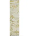 Addison Chantille Machine Washable Acn1075 2'3"x7'6" Runner Area Rug In Beige