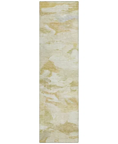 Addison Chantille Machine Washable Acn1075 2'3"x7'6" Runner Area Rug In Beige