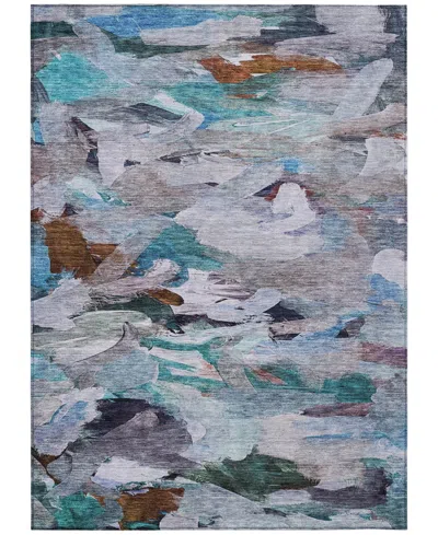 Addison Chantille Machine Washable Acn1075 5'x7'6" Area Rug In Blue