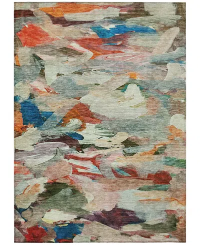 Addison Chantille Machine Washable Acn1075 9'x12' Area Rug In Green