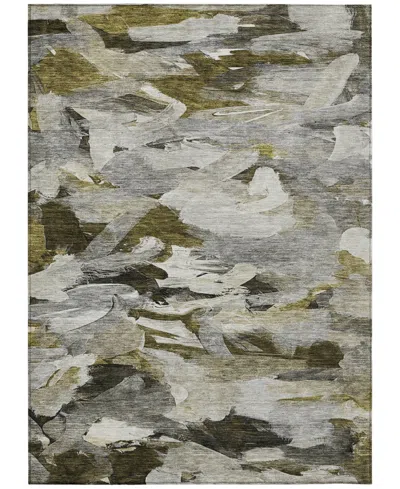 Addison Chantille Machine Washable Acn1075 9'x12' Area Rug In Slate