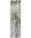 Addison Chantille Machine Washable Acn1076 2'3"x7'6" Runner Area Rug In Mint
