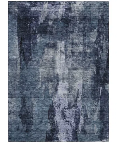 Addison Chantille Machine Washable Acn1077 5'x7'6" Area Rug In Navy