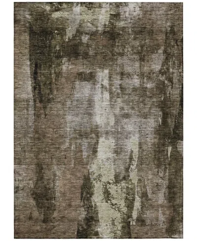 Addison Chantille Machine Washable Acn1077 9'x12' Area Rug In Brown