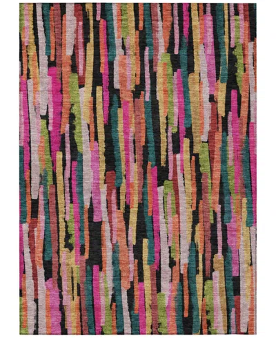 Addison Chantille Machine Washable Acn1079 5'x7'6" Area Rug In Pink