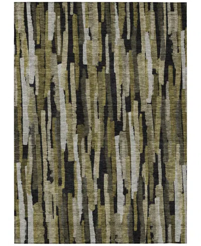 Addison Chantille Machine Washable Acn1079 8'x10' Area Rug In Brown
