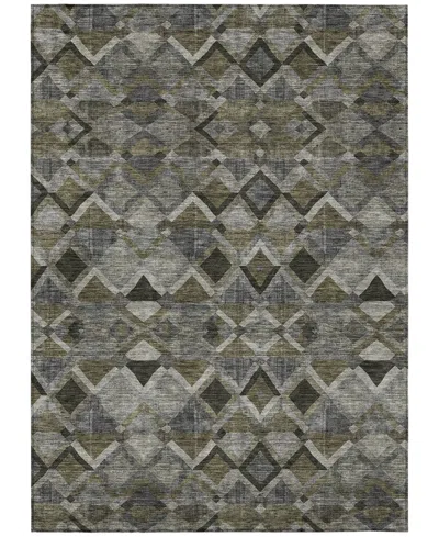 Addison Chantille Machine Washable Acn1080 10'x14' Area Rug In Gray