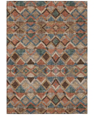 Addison Chantille Machine Washable Acn1080 9'x12' Area Rug In Brown