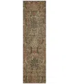 Addison Chantille Machine Washable Acn1082 2'3"x7'6" Runner Area Rug In Brown