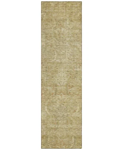 Addison Chantille Machine Washable Acn1082 2'3"x7'6" Runner Area Rug In Wheat