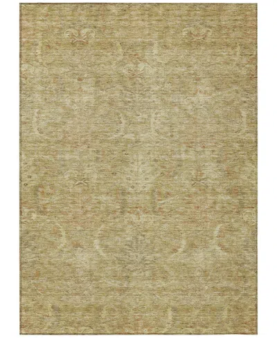 Addison Chantille Machine Washable Acn1082 8'x10' Area Rug In Wheat
